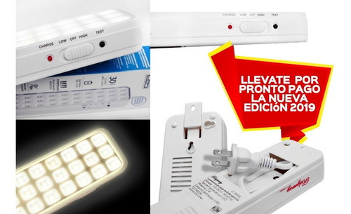 Lampara Emergencia Recargable Encendido Automático Increíble