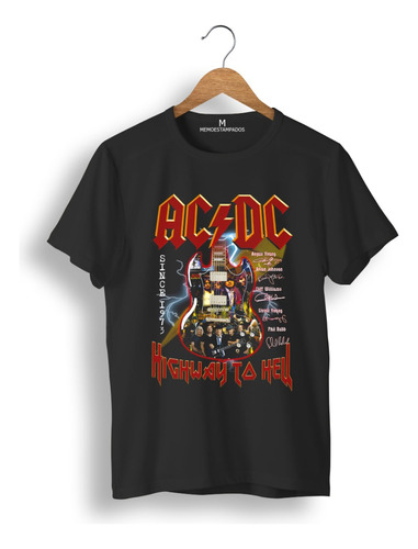 Remera: Ac Dc High Way To Hell Memoestampados