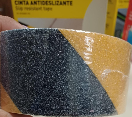 Cinta Antirresbalante Negr/amari 50mmx5mts