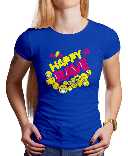 Polo Dama Happy Rave (d0960 Boleto.store)