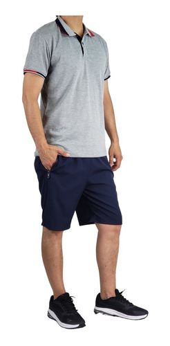 Conjunto Hombre Short Polera. Deportivo. Casual. Ff