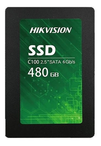 Imagen 1 de 1 de Disco Solido Interno Ssd Hikvision C100 Series 480gb