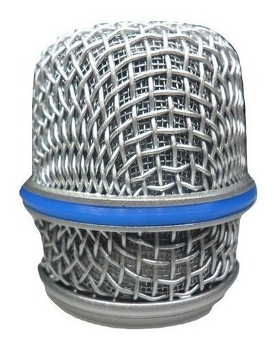 Globo Metalico Cromado Microfone Prata Btm57 Mxt