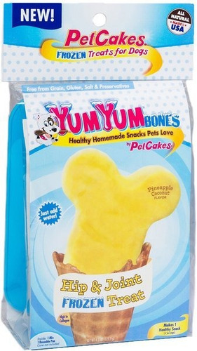 10 Pack De Petcakes  Yumyum Bones Pineapple Coconut Flav