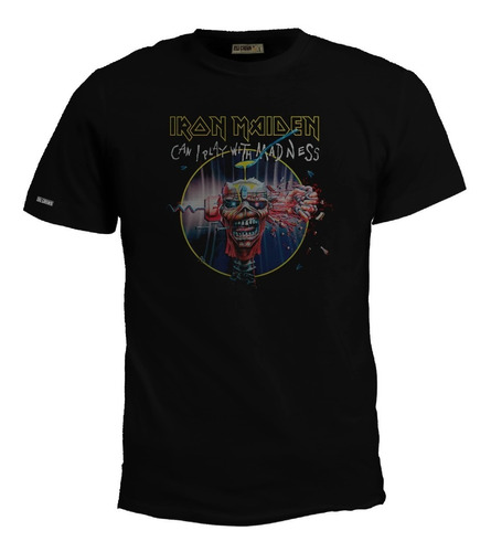 Camiseta Iron Maiden Can I Play With Madness Banda Rock Bto