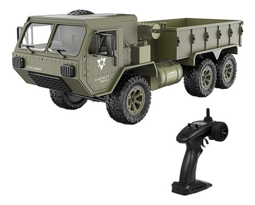 Fayee Rc Military Truck, 112 6wd 2.4ghz Army Truck Offr...