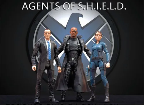 Marvel Legends Shieldpack Nick Fury Agent Couson Maria Hill