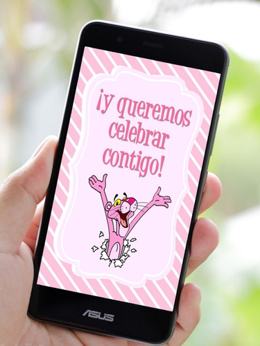 Video Invitación De Cumpleaños De La Pantera Rosa