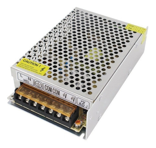 Fuente De Alimentacion Metálica 12v 10a Luces Led
