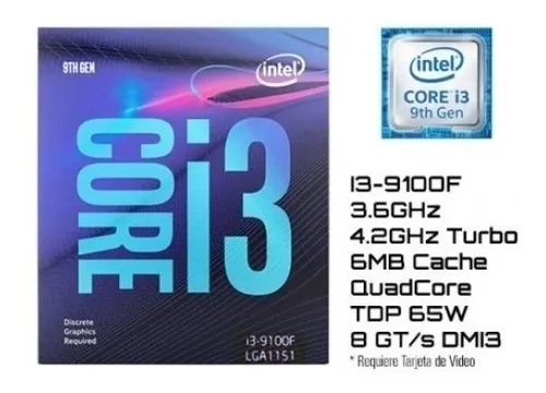 Placa de video para intel i3 9100f hot sale