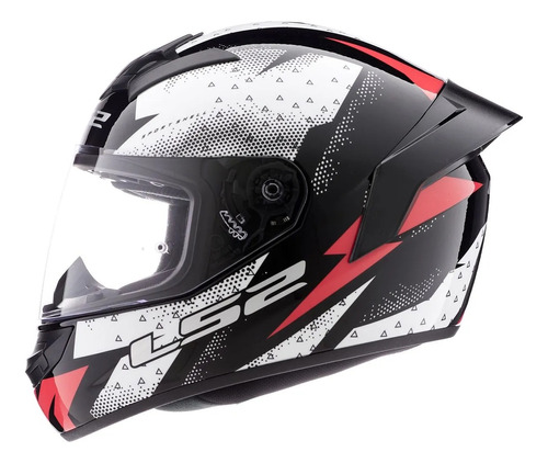 Casco Moto Ls2 352 Rookie Thunder Con Spoiler Aleron Avant