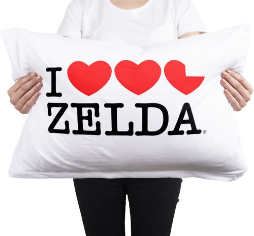 Cojin Decorativo I Love Zelda Nintendo Diseño Unico 