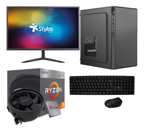 Computadora Completa Ryzen 3 3200g 32gb 240gb 22'' Gamer