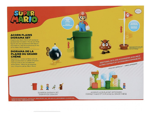 Nintendo Super Mario Bros Set Diorama Acorn Plain