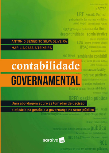 Contabilidade governamental, de Oliveira, Antonio Benedito Silva. Editora Saraiva Educação S. A., capa mole em português, 2019
