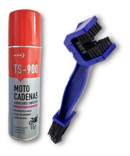 Cepillo Limpia Cadena Moto Bici Etc+ Lubricante 