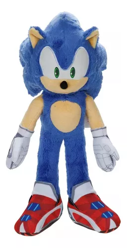 Boneco Sonic Prime Original Plush 33 Cm Importado Eua