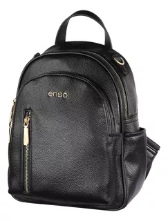 Bolsa Backpack Para Mujer Enso Eb504bpb Color Negro