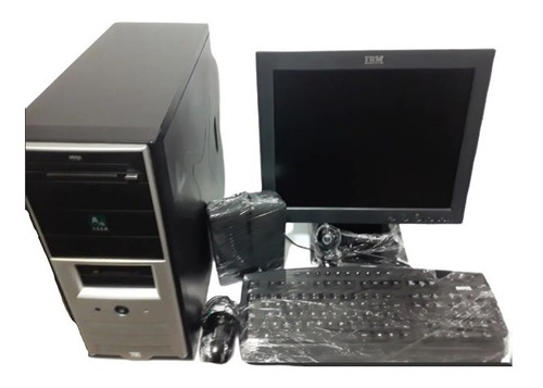 Imagen 1 de 10 de Cpu +monitor+teclado+cornetas+camara+mouse Combo Tienda Virt