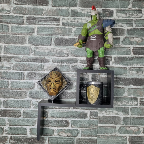 Decoração Gamer Quadro 3d Skyrim Máscara Dragonborn