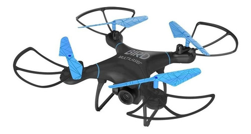 Drone Multilaser Bird ES255 com cámara HD preto e azul