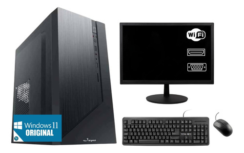 Pc Completo Intel I3 8100 H310m 8gb Ssd 240gb Monitor 19 Licença Windows 11 Pro