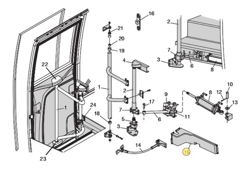 Cobertura Mecanismo Porta Original Volare Dw9 2013, 2014