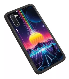 Funda Samsung S10 S8 Plus S9 Note 10 8 Vaporwave Aesthetic R