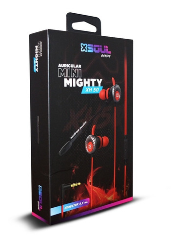Imagen 2 de 2 de Auriculares In Ear Con Microfono Gamer Control Volumen