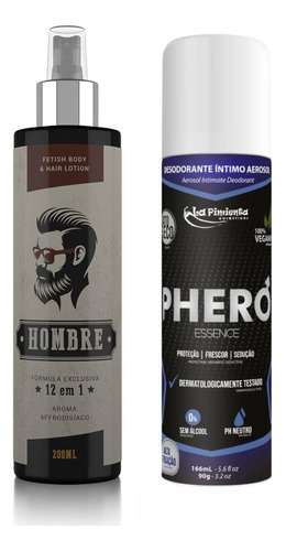  Creme Hidratante Masculino Cabelo Pele E Desodorante Intimo