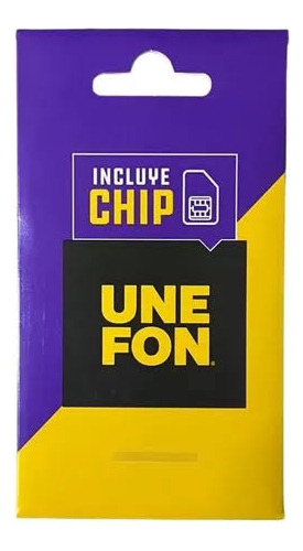 Chip Unefon Ilimitado Incluye Recarga De 100 Pesos