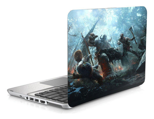 Skin Adesivo Protetor Para Notebook 17,3 God Of War B1