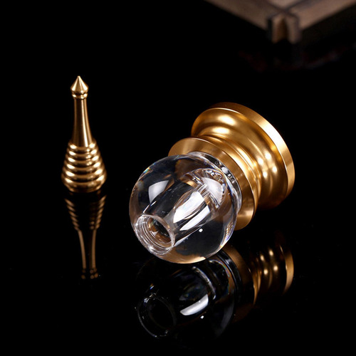 Sarira Stupa Aleación Cristal Budismo Estatuilla Baratijas