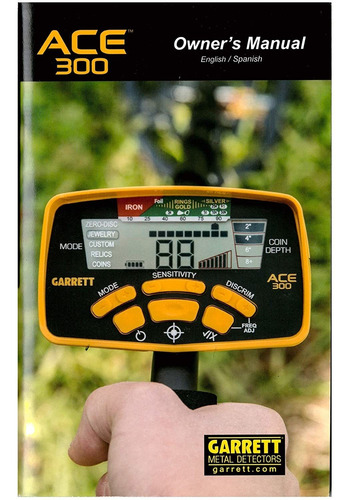 Detector De Metales - Garrett Ace 300 - Bobina Impermeable