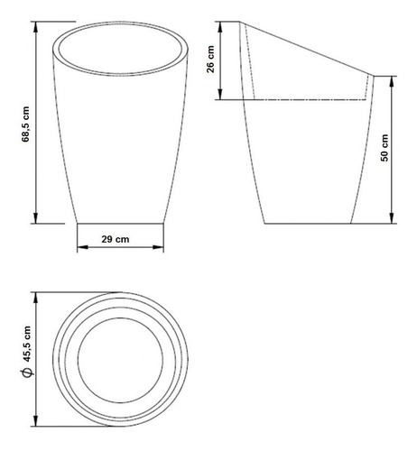 Vaso Uno Moderno Japi Café Da
