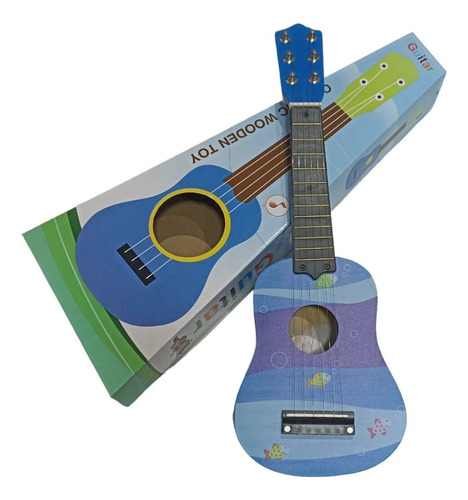 Juguete Guitarra De Madera Para Niños