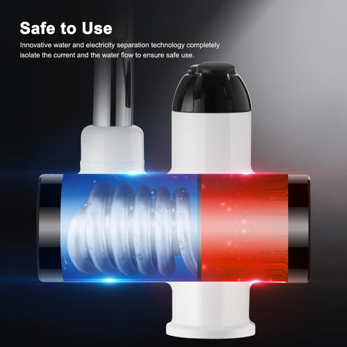 Grifo De Agua Caliente Instantáneo De 3000 W, Calentador De