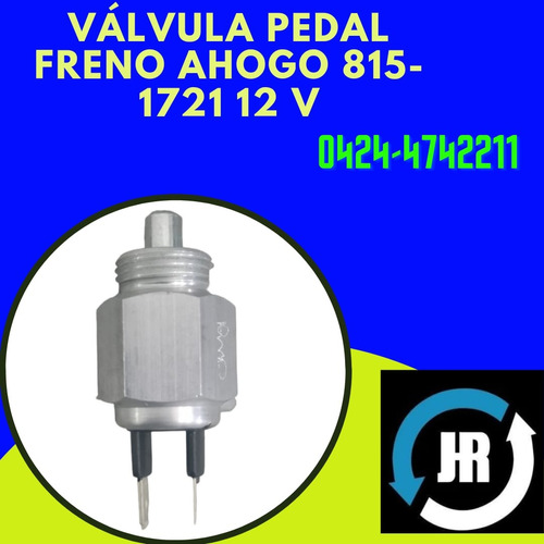 Valvula Pedal De Freno Ahogo 815-1721 12v