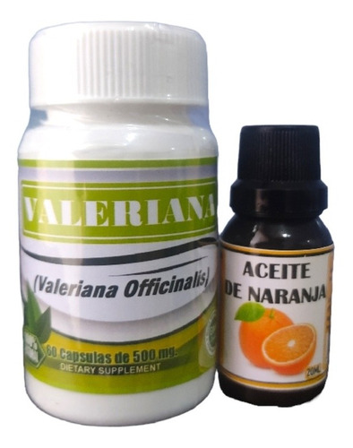 Valeriana Capsula+ Aceite De Naranj - Unidad a $443