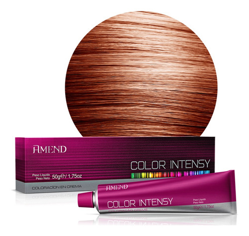 Coloração 6.4 Louro Cobre Escuro Color Intensy Amend 50g Tom 6.4 loiro escuro cobre