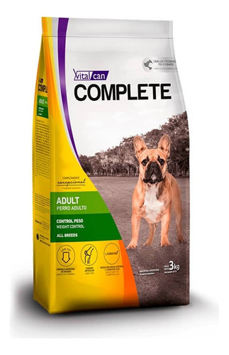 Complete Control Peso 20 Kgs. Con Despacho** Tm