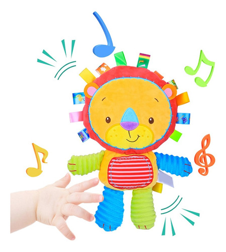 Peluche Sensorial Relajante Con Sonidos Para Bebes Y Niños