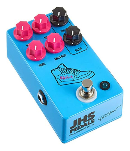 Pedales Jhs Paul Gibert Pg-14 Pedal De Distorsion De Firma (