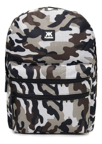 Mochila Porta Laptop Para Hombre Ka24-126  Verde Militar