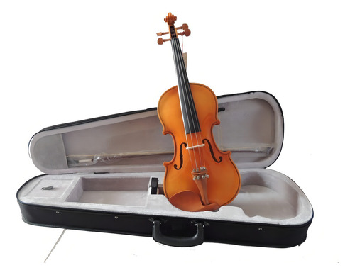 Violín Alto 4/4 Con Estuche, Arco Y Brea. Color Café