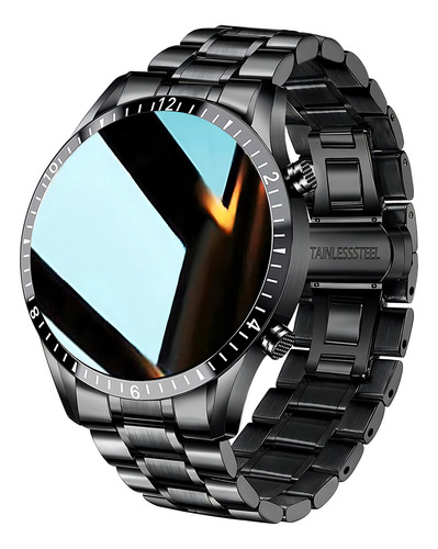 Reloj FILIEKEU I9 Inteligente Bluetooth D/acero Negro Impermeable Hombre
