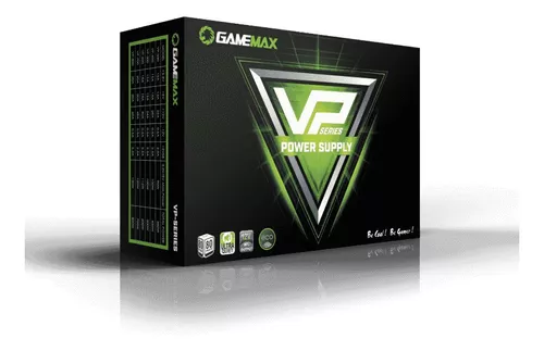 Fonte de alimentação para PC GameMax VP Series VP-600-RGB 600W preta  100V/240V