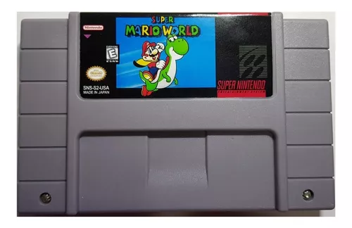 Cartucho Super Mario World - Super Nintendo Snes Pt Br