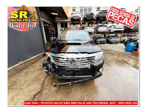 Sucata Para Retirada De Peças Toyota Hilux Sw4 2011/2012