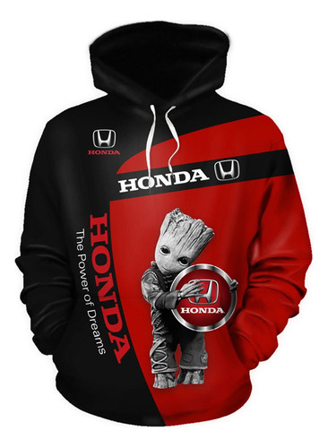 Nueva Sudadera Con Capucha Con Logotipo De Honda A La Moda